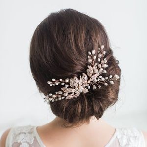 Gold Wedding Hair Comb